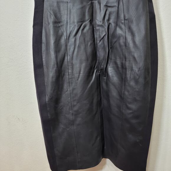 Classiques Entier Leather Dress 6 Black LBD Bodycon Corpgoth 6 Pinup - Picture 3 of 11